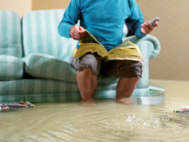 Flooded home