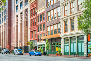 apartments above shops